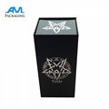 High Quality Custom Cardboard Black Whisky Bottle Box with Logo 2