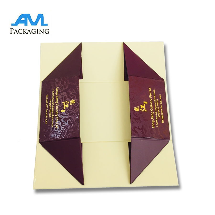 Folding Cardboard Material Custom Making Mooncake Box 3