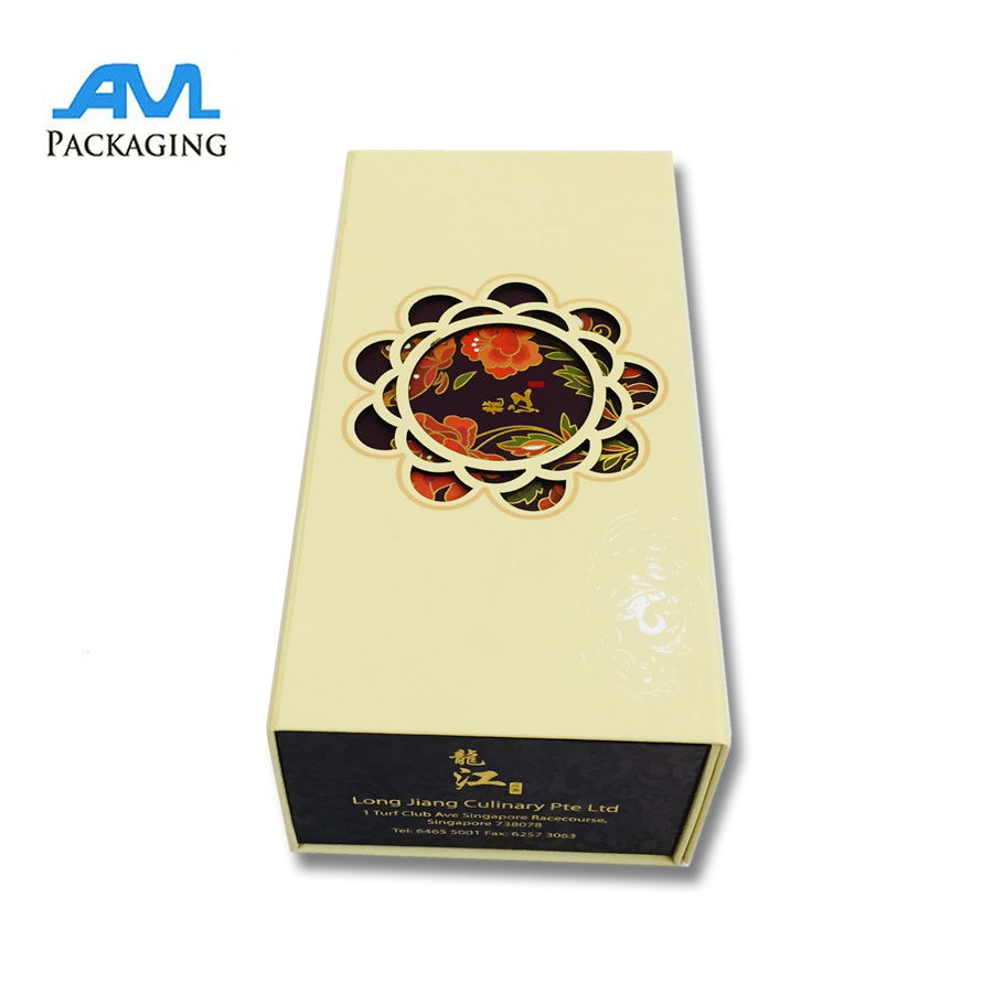 Folding Cardboard Material Custom Making Mooncake Box 4