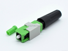 Gurutele Wholesale Pre-Embedded SC APC FTTH Optical Fiber Fast Connector