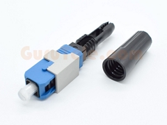 Gurutele SC/UPC FTTH Optical Fiber Fast Connector Fiber-optic Pre-Embedded QAC