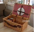 6 person picnic basket food wicker picnic basket 1