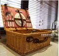 6 person picnic basket food wicker picnic basket 3