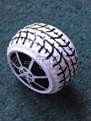 tyre -flat golf ball 