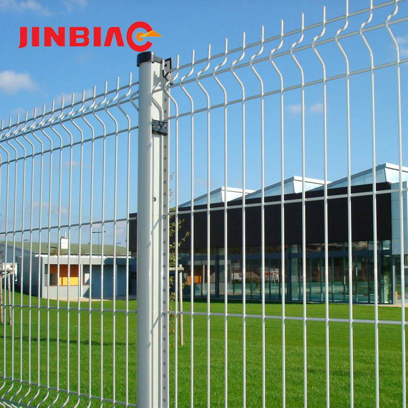 white pvc plastic  playground wire mesh fence 4