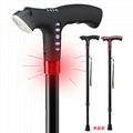 Walking stick cane with FM Light smart