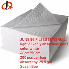 Oil-only absorbent pads 