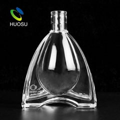 750 ml empty clear glass wine bottles vodka glass bottle