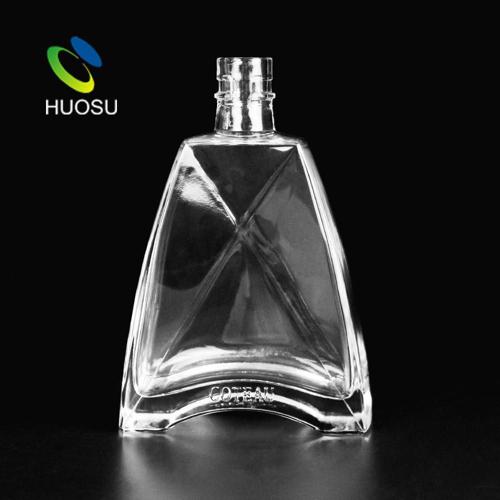 750 ml empty clear glass wine bottles vodka glass bottle 2