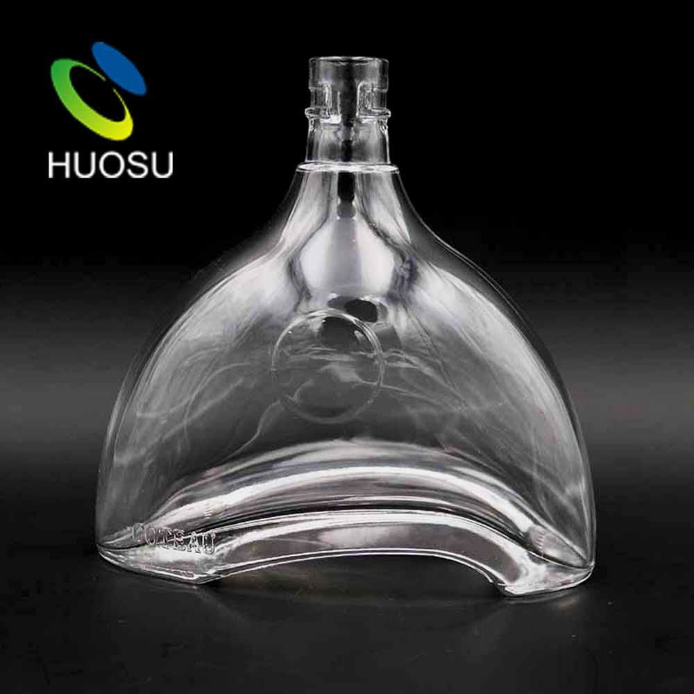 750 ml empty clear glass wine bottles vodka glass bottle 3