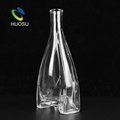 750 ml empty clear glass wine bottles vodka glass bottle 4