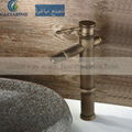 Deck Mounted Bronze Antique Basin Faucet 3