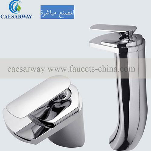 Cascada Grifo del Lavabo High Basin Waterfall Mixer&Faucet  2