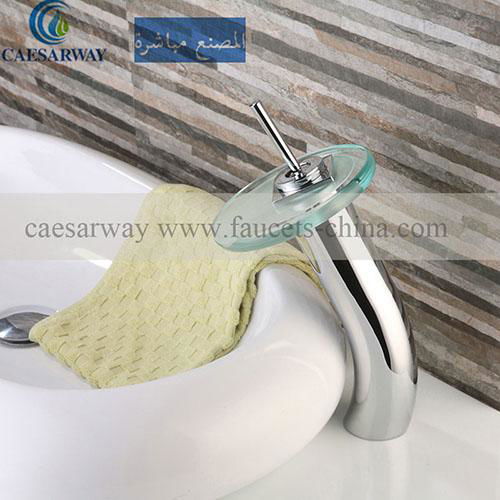 Cascada Grifo del Lavabo High Basin Waterfall Mixer&Faucet  5