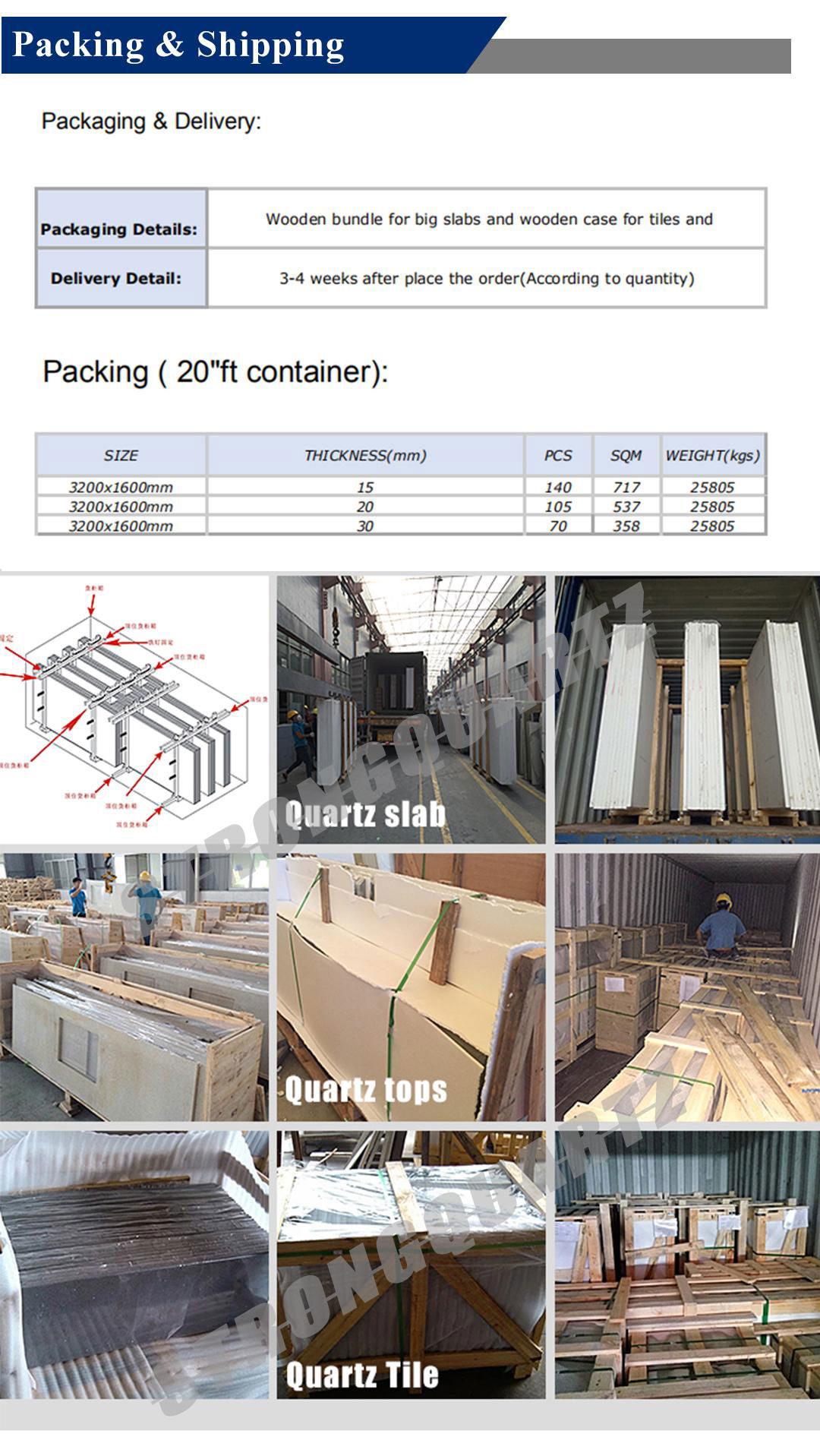 China Supplier Foshan Artificial Quartz stone 4