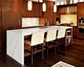 Quartz stone slabs with marble series white Calacatta  5