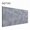 Foshan China Leather surface marble looks quartz stone slabs