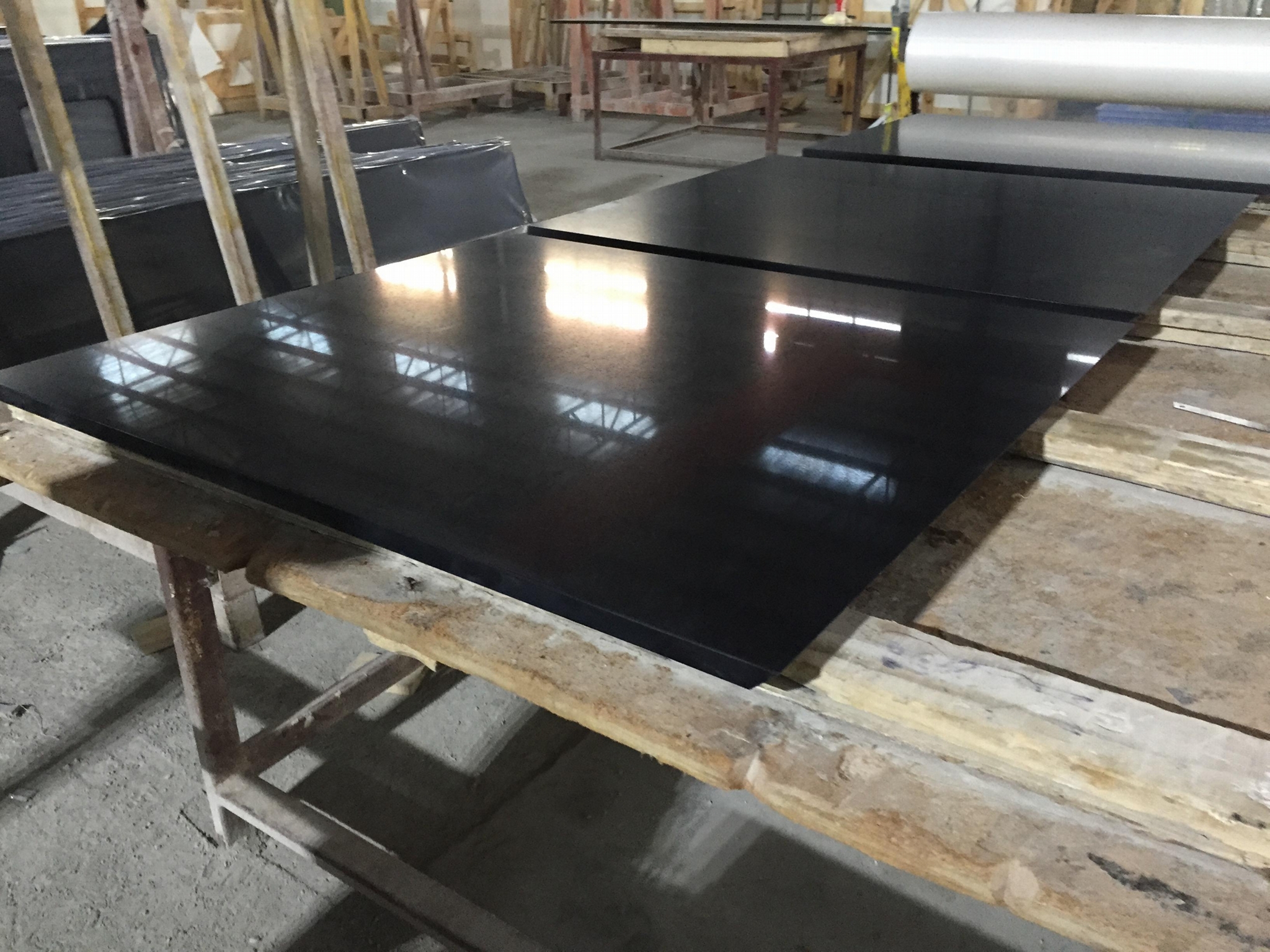 Black surface kitchen countertop , quartz countertop,bathroom top 4