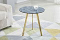 3D Marble Effect Pattern Modern Small Side Table 1