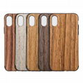 Best Selling Mobile phone accessories,genuine wooden phone case for iphone X  1