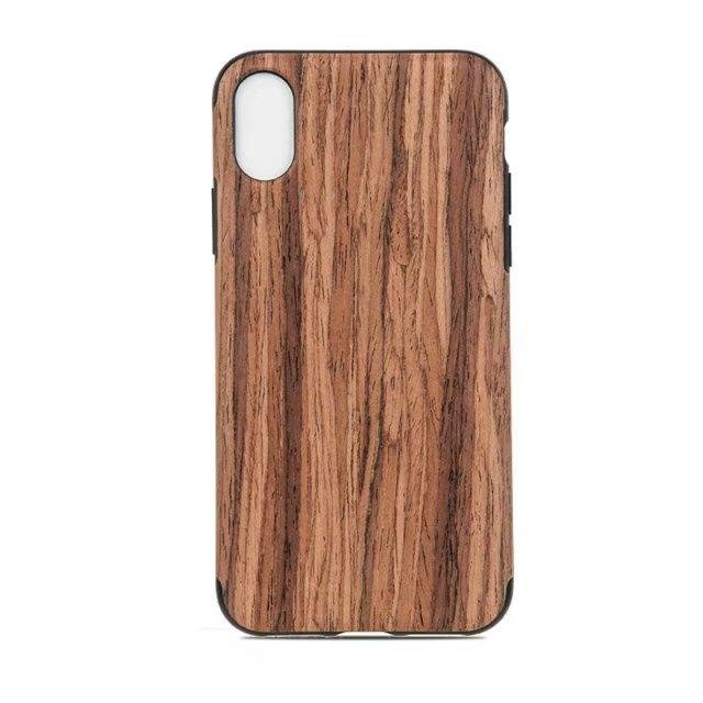 Best Selling Mobile phone accessories,genuine wooden phone case for iphone X  2