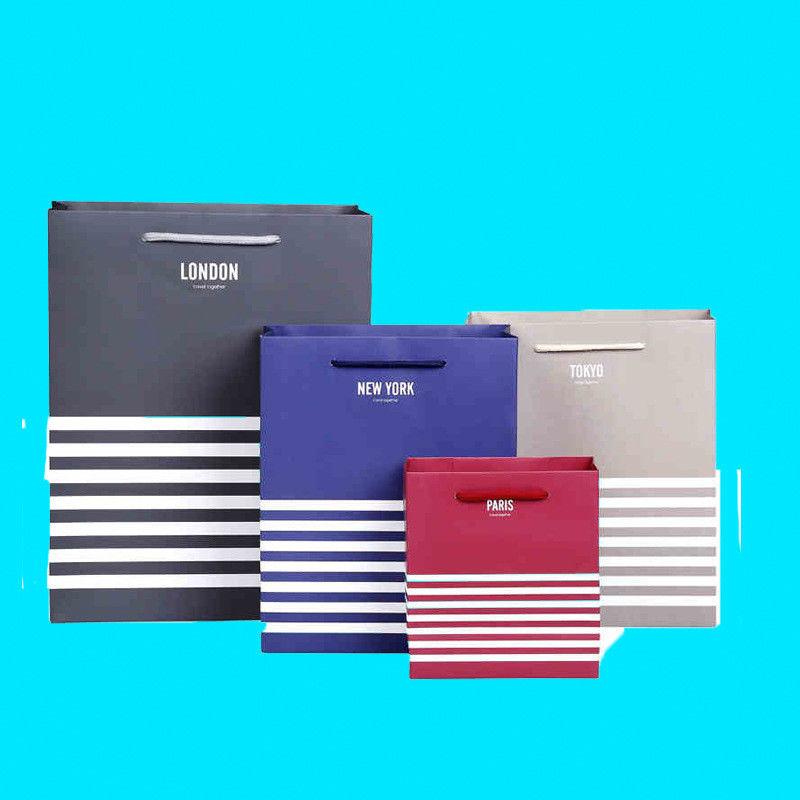 Custom environmental tote bag business gift paper bag Colorful box package