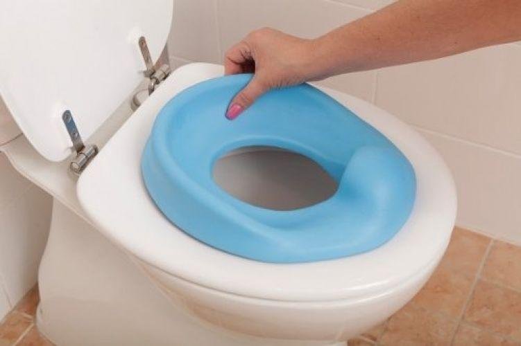 Baby Soft Touch Potty Seat Blue Cushion Toddler Toilet Antislip Comfort Bath  3
