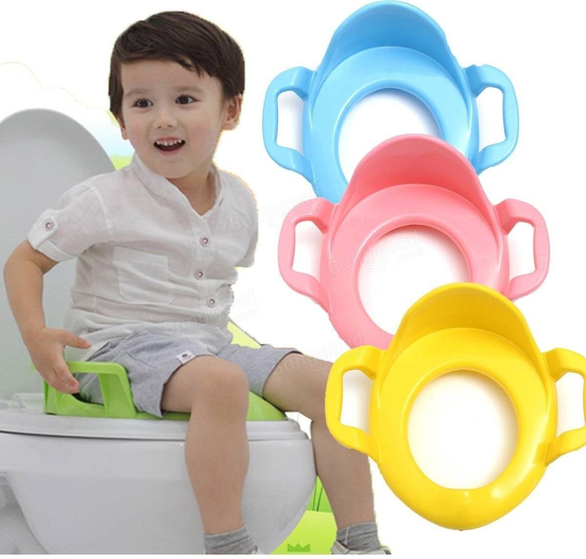 Children Kids Baby Toddler Potty Seat Cushion Toilet Urinal Training Stand Stool