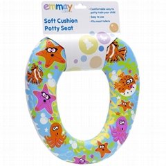 Emmay Soft Cushion Kids Children Baby Boy Girl Potty Training Toilet Seat 