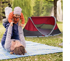 Outdoor Infant Travel Bed UVInsect Control Portable Baby Sleeping Pad Carry Bag 