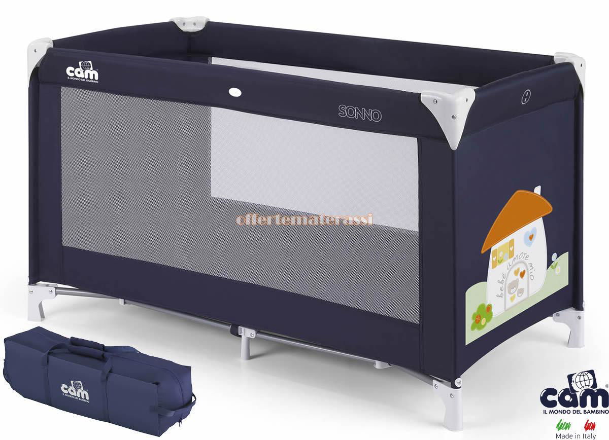 Cot CAM Sleep blue with travel bag childcare baby camping 