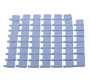 High performance thermal conductivity silicone pad 2