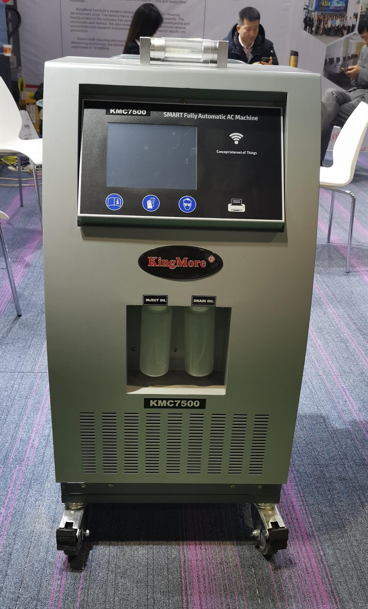 Auto AC Flushing Recovery and Recharge Machine for and Garage