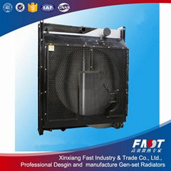 High quality DEUTZ BF8M1015CP Diesel generator radiator for sale