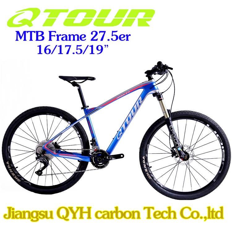 650B China Carbon MTB Frames 27.5er carbon bicycle Mountain Bike frame TORAY T70 5