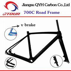 R01 Disc Brake Carbon fiber Road Bicycle Frame set 700C Carbon Road Bike Frame s