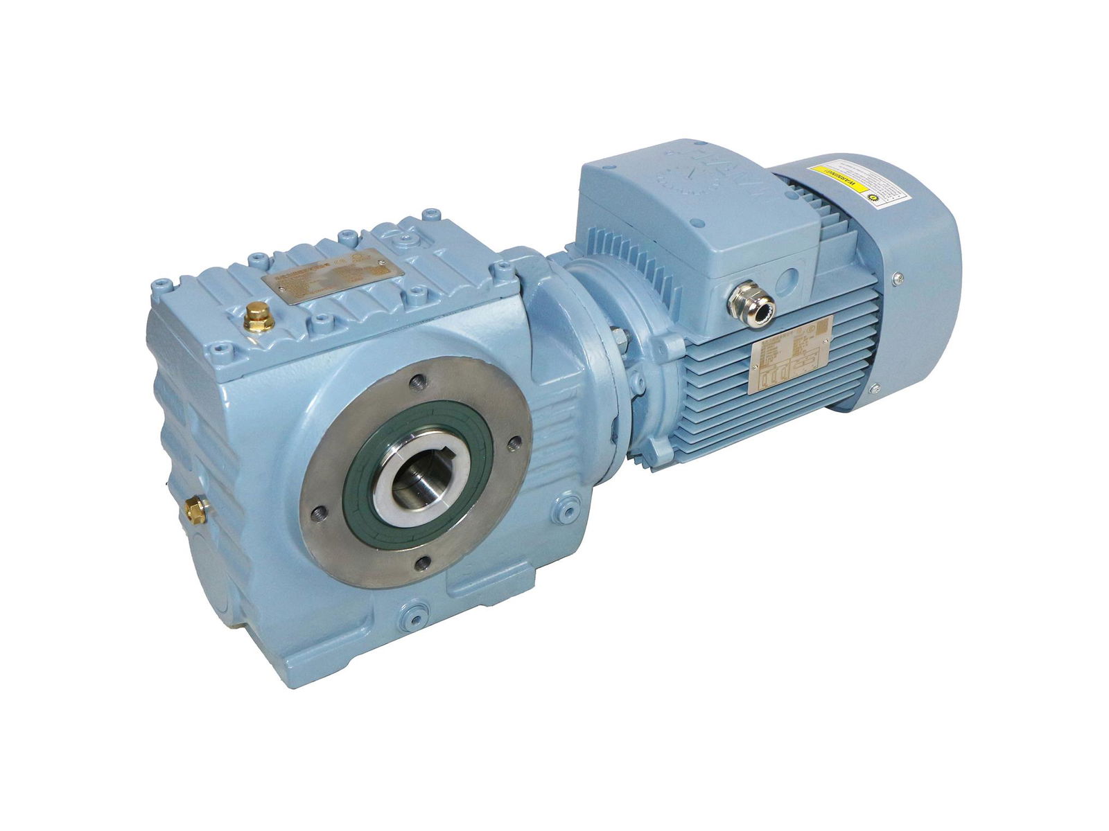 MS series helical gear worm gear reducer motor