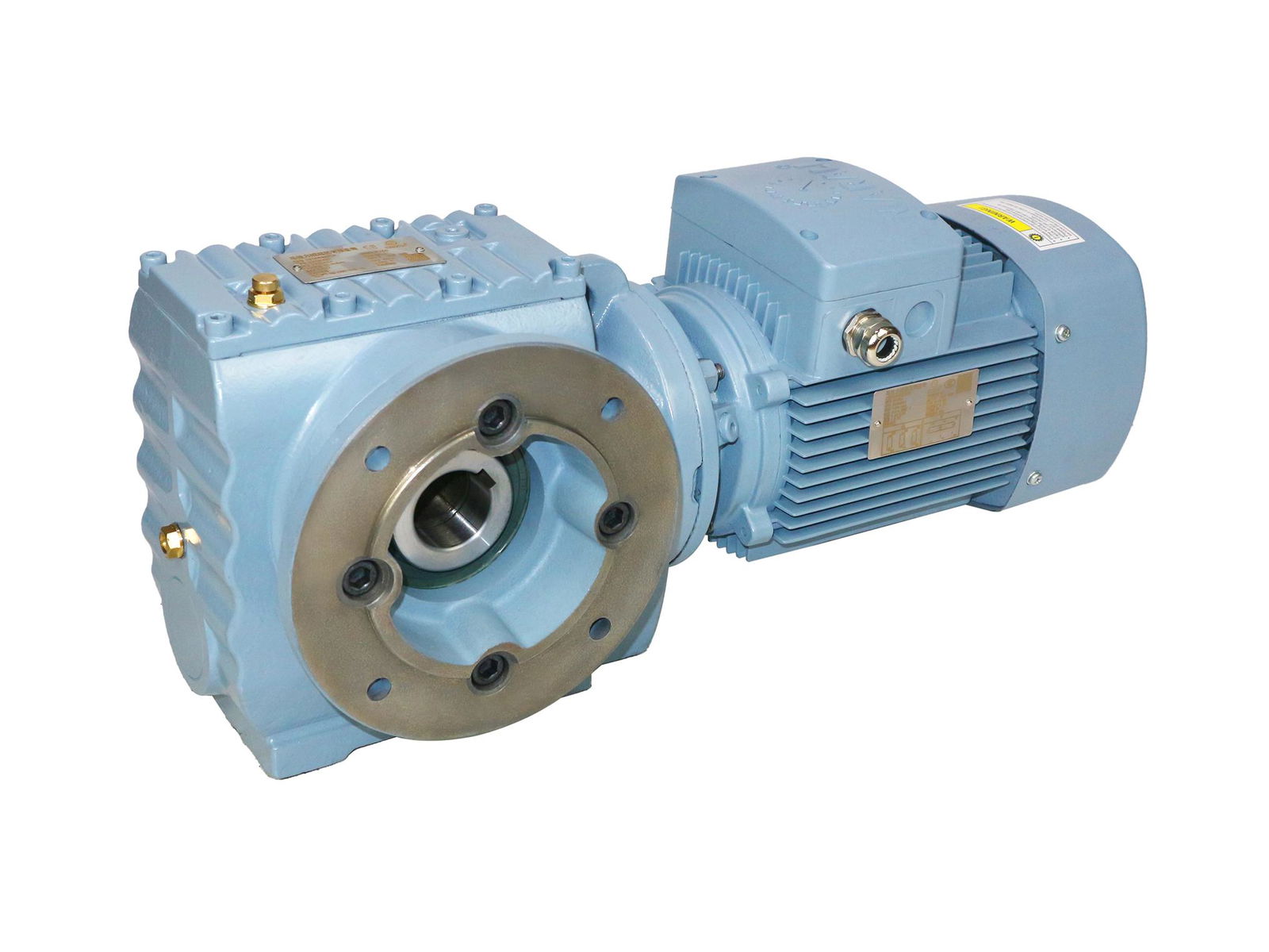 MS series helical gear worm gear reducer motor 3