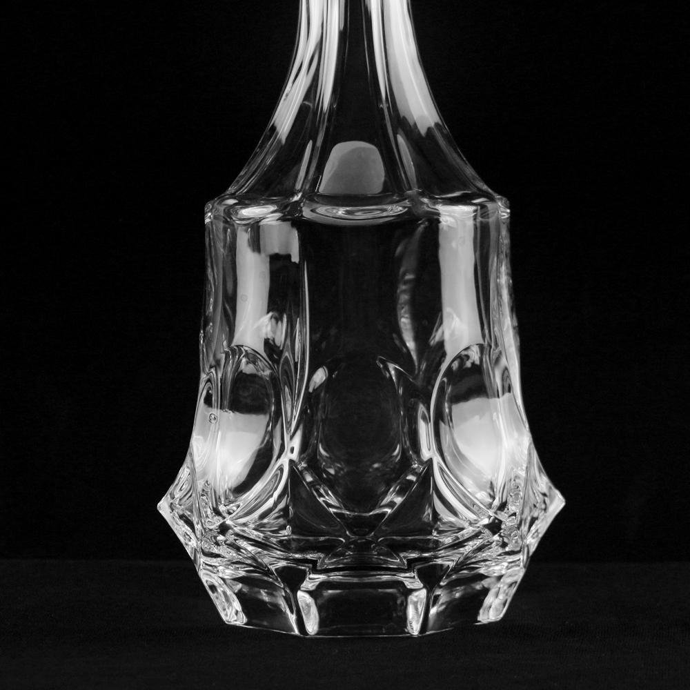 Huosu leading manufacturer crystal 750ml glass bottle liquor vodka with crystal  4