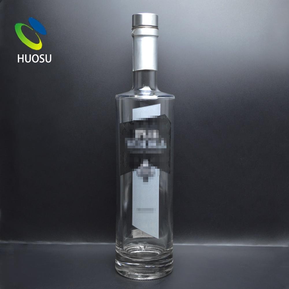 Wholesale 750ml Glass Wine Bottle Glass Alcohol Spirit Bottle 2