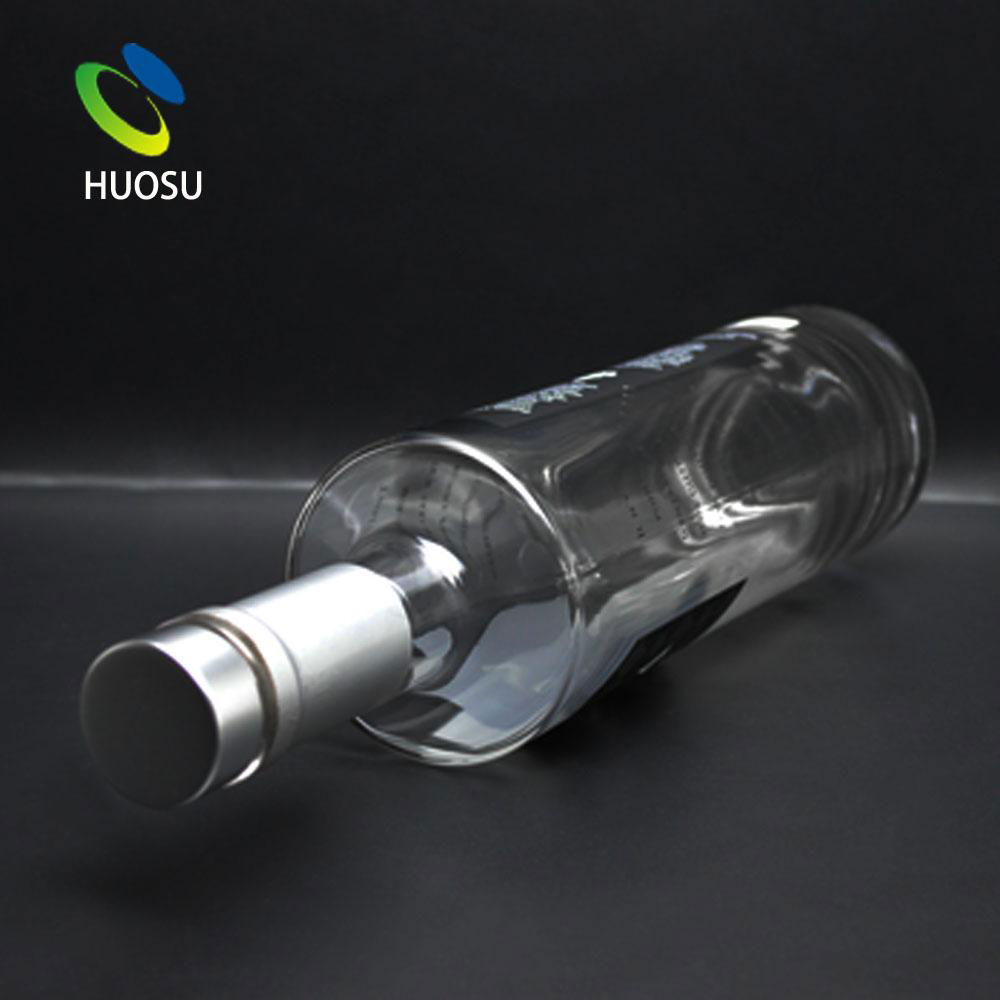 Wholesale 750ml Glass Wine Bottle Glass Alcohol Spirit Bottle 5