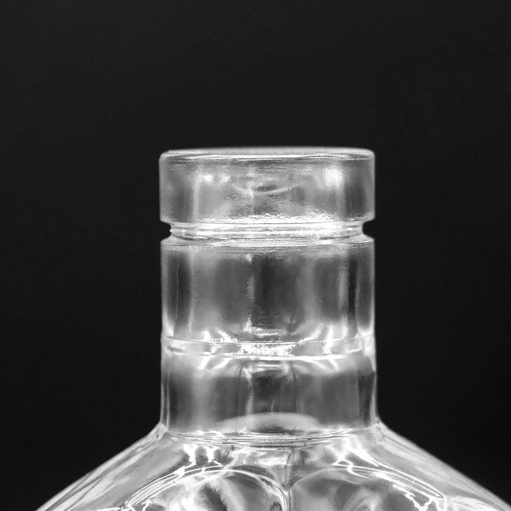 750ml Honey Glass Bottle for Vodka Brandy Gin, Glass Beverage Bottle Wholesale 5