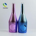 Huosu Wholesale spray 750ml 1.5 liter glass liquor vodka bottle 2
