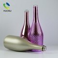 Huosu Wholesale spray 750ml 1.5 liter glass liquor vodka bottle 3