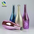 Huosu Wholesale spray 750ml 1.5 liter glass liquor vodka bottle 5