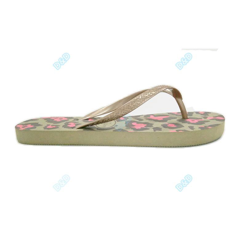 Economic women customized print eva flip flops 3