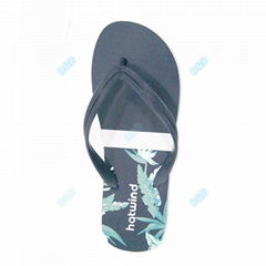 Wholesale men's customized print flip flops