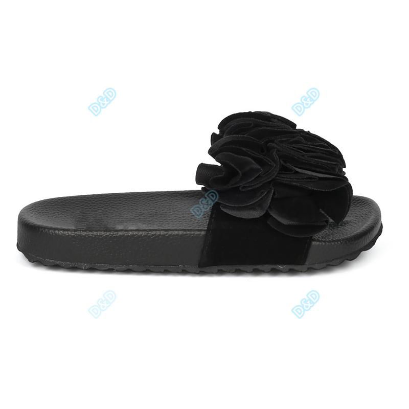 Wholesale women floral slippers sandals 4