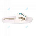 Promotional women leather pool slide sandals  2