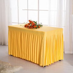 New Design Gathered Wedding Head Table Skirts